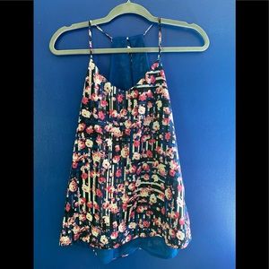 Halter floral top